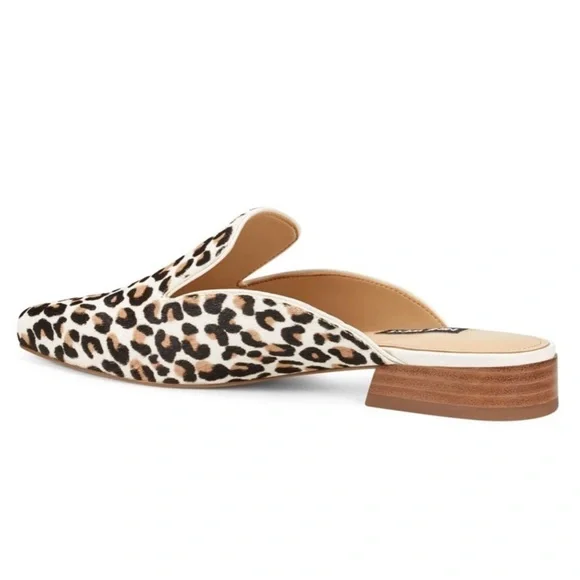 Nine West Calf Hair Square Toe Mules - Picture 4 of 10